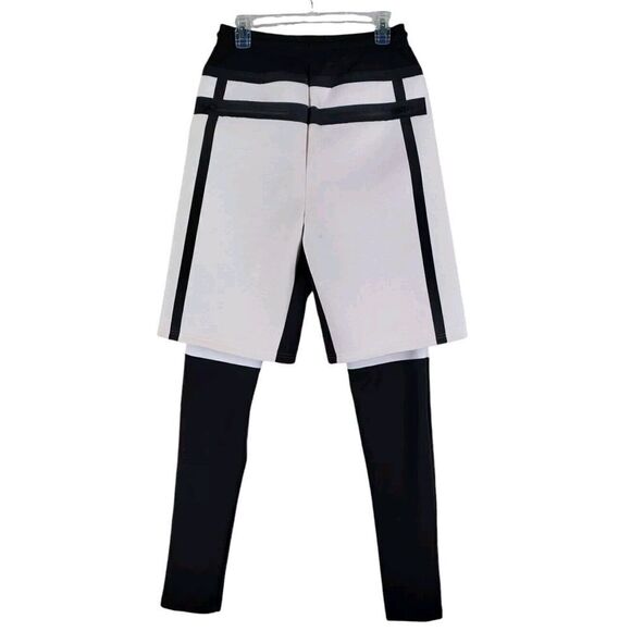 UEG X Puma Sweatshorts Jogger Mens S Ivory White Black Drawstring Performance - Picture 14 of 14